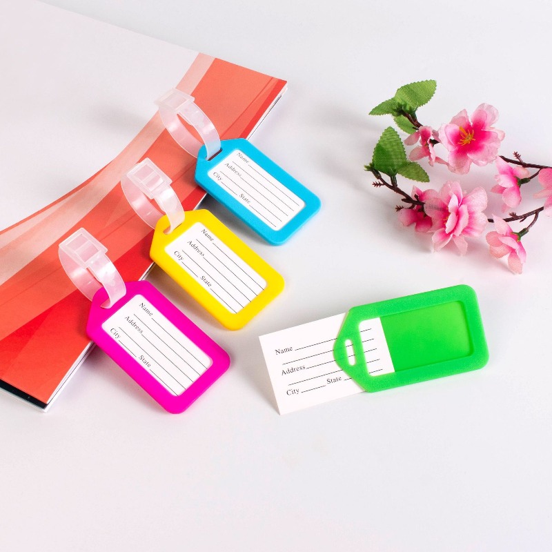Travel Accessories B&M - 5PCS Luggage Tag Boarding Shipping Plastic
