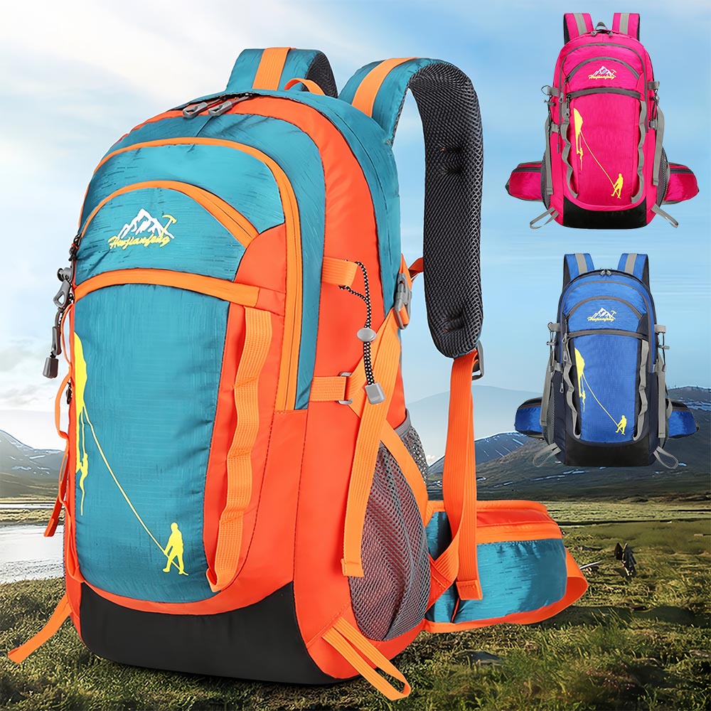 Travel Accessories Bike - 40L Hiking Backpack, Lightweight Travel Backpack