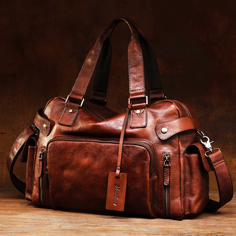 Travel Accessories B&M - Vintage vegetable tanned leather eraser men's
