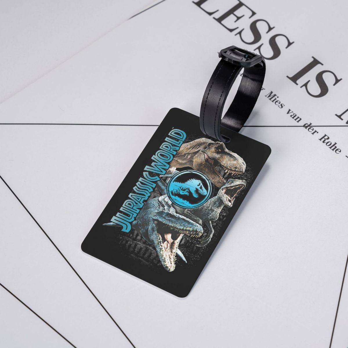 Travel Accessories Name - New Jurassic World Dinosaur Luggage Tags