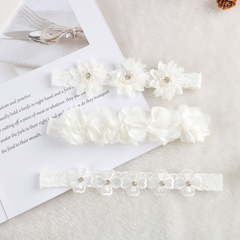 Travel Accessories For 3 Year Old - Baby Headband Flower Bows Crown Headbands