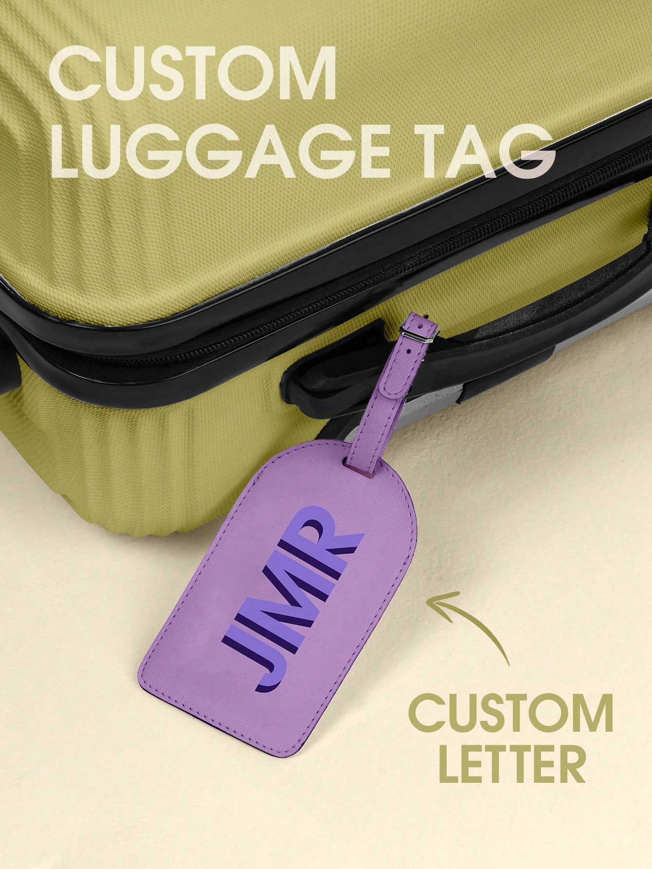 Personalized Initial Luggage T - Travel Accessories B&M avis et prix