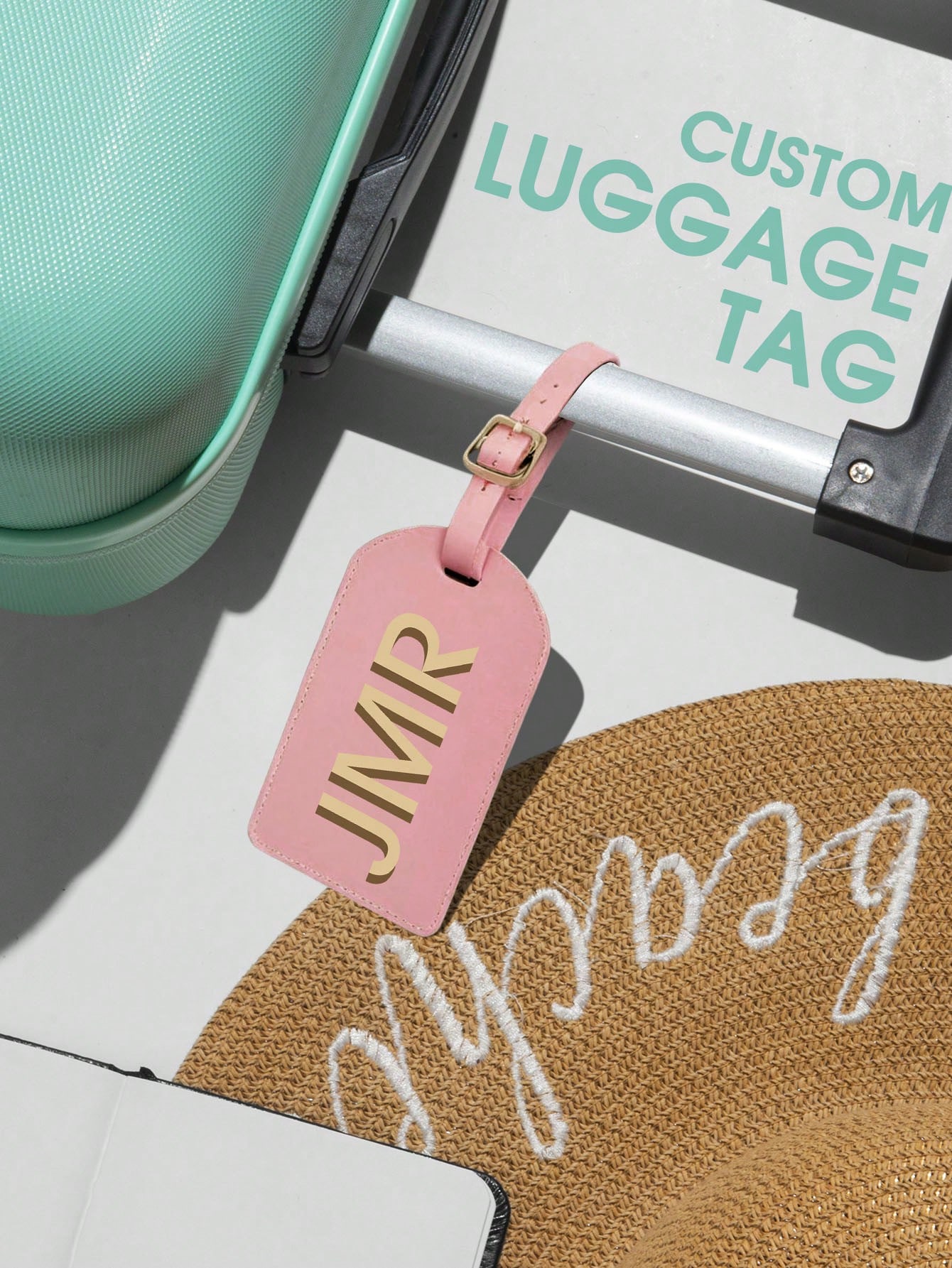 Personalized Initial Luggage T - Travel Accessories B&M avis et prix