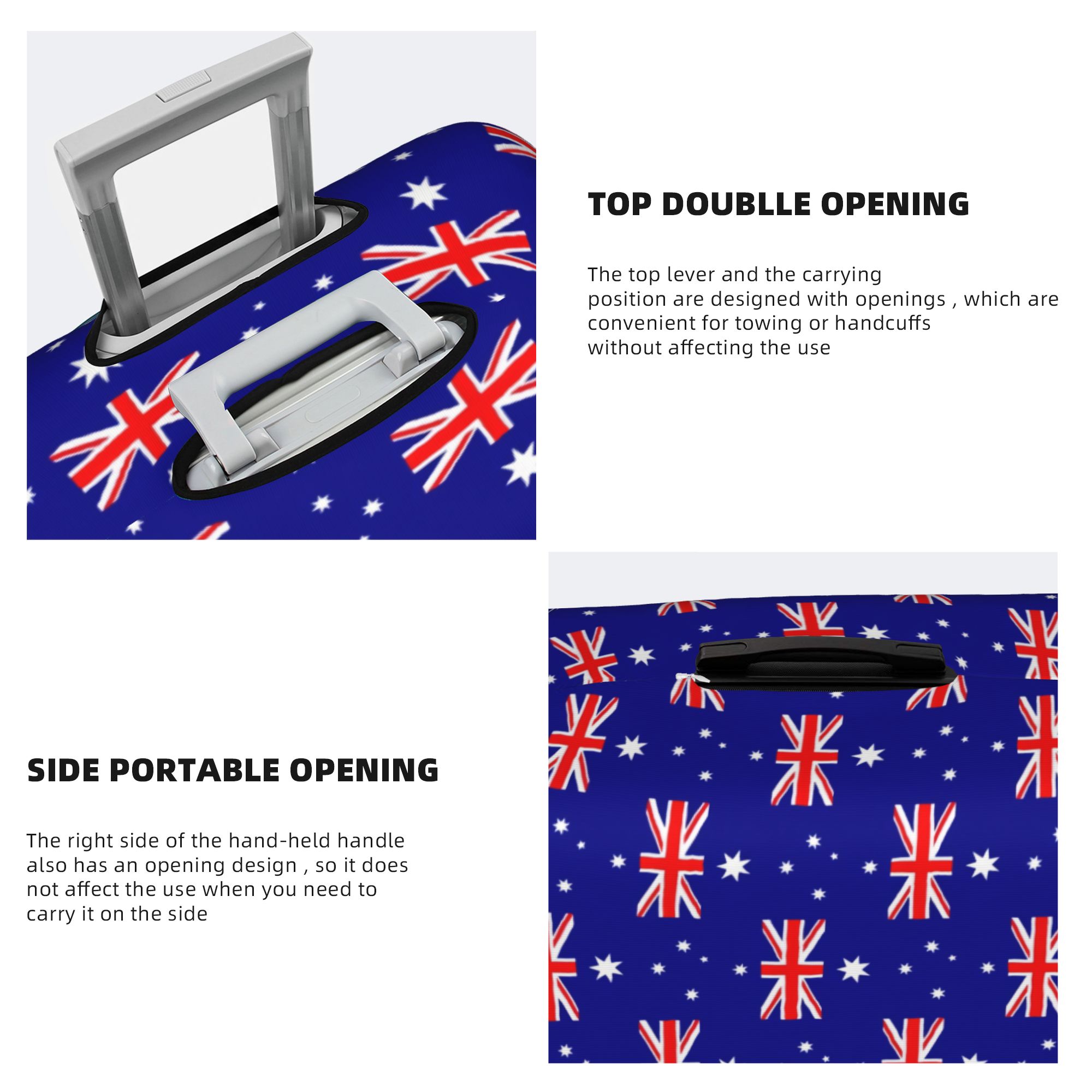 Australia flag Luggage Cover F - Travel Accessories Australia avis et prix