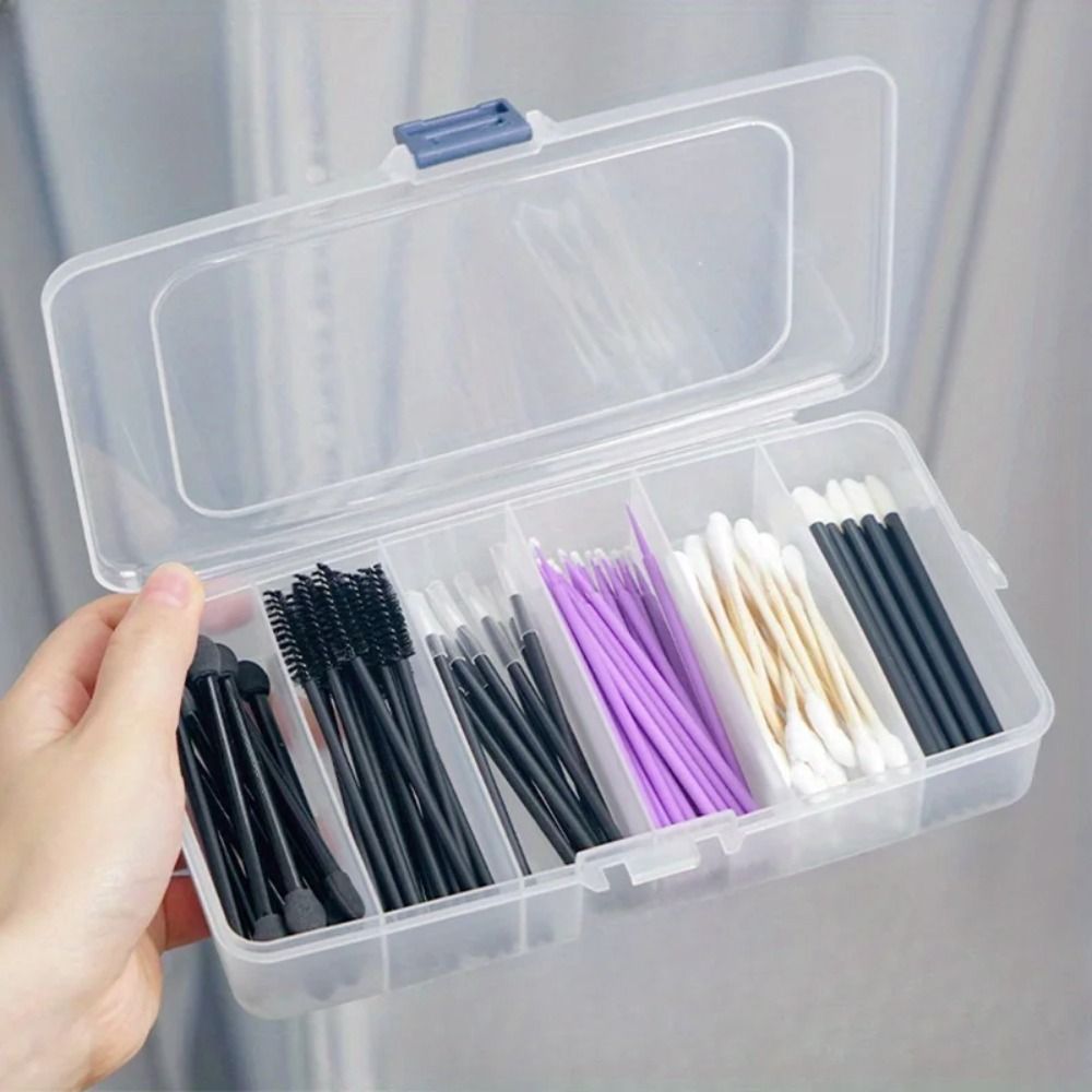 2pc Clear 5-grid Portable Plas - Accessories Travel Jewelry Box avis et prix