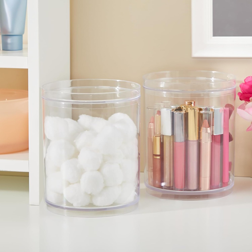 Stackable Clear Plastic Scrunc - Travel Accessories Holder avis et prix