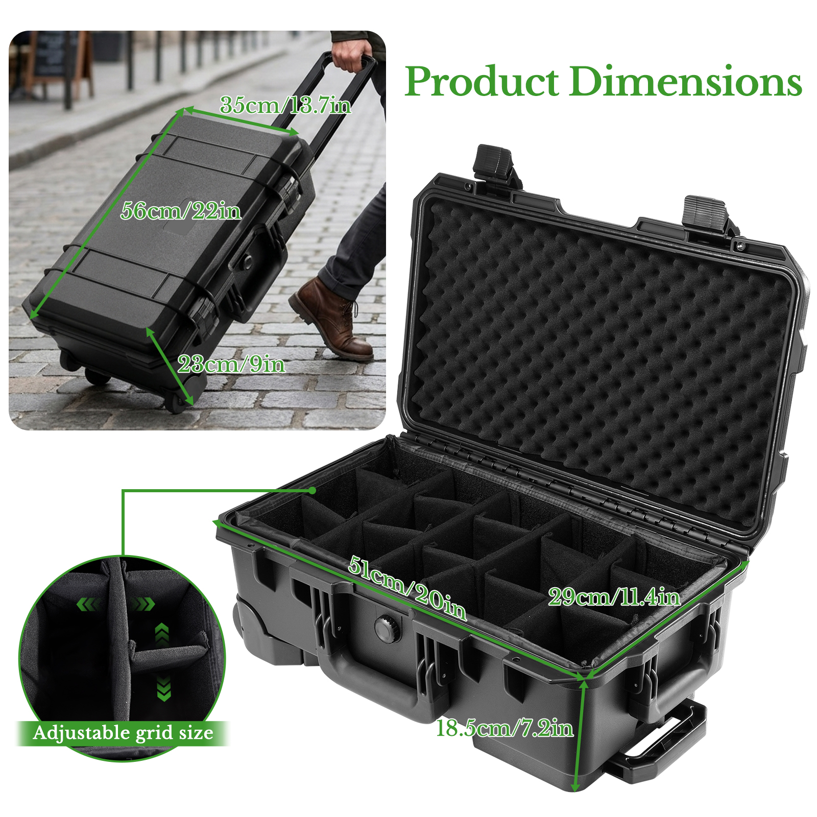 Professional Large Hard Rollin - Luggage Cover Protector avis et prix