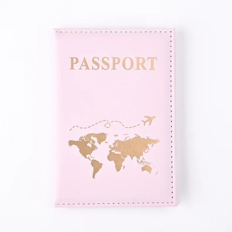Pink PU Leather Passport Cover - Travel Accessories Pink avis et prix