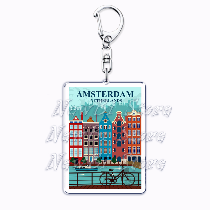 Hot Travel Cites Keychains for - Travel Accessories London avis et prix