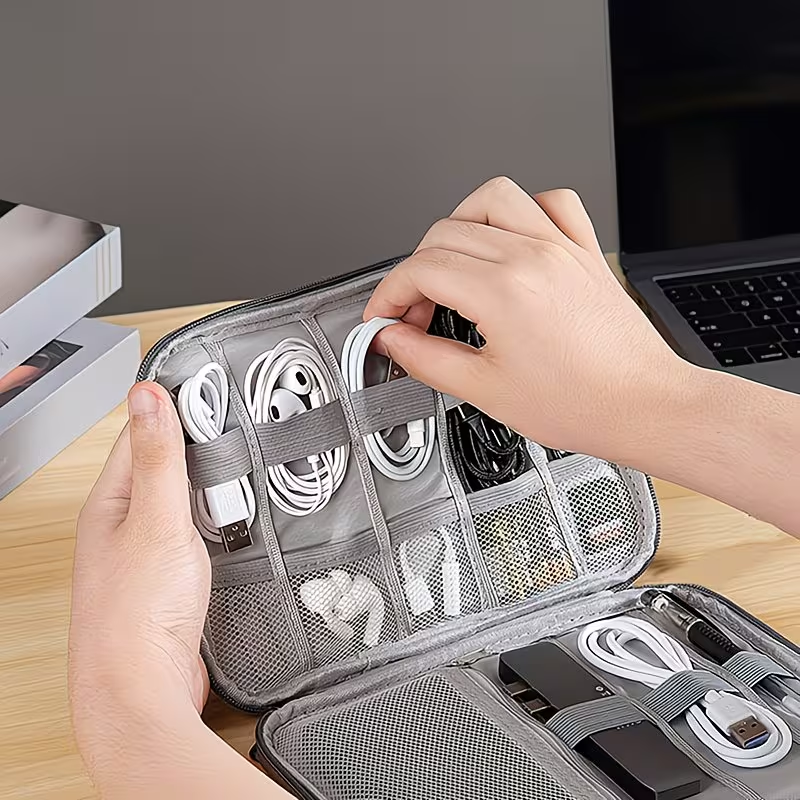 Cable Storage Bag Waterproof D - Travel Accessories Electronics avis et prix