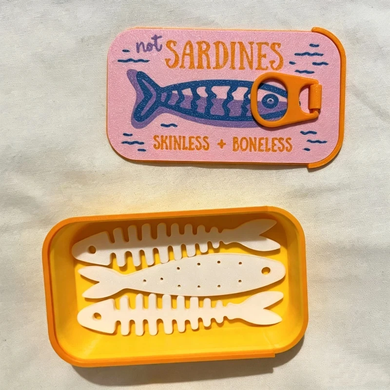 Cute Sardine Tin Shaped Mini J - Accessories Travel Jewelry Box avis et prix