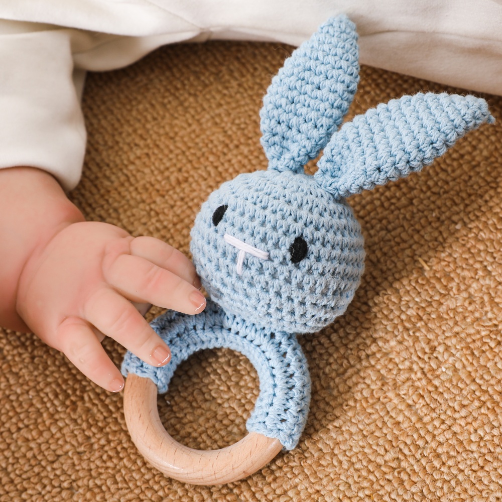 Wooden Baby Rattle Toy Handmad - Travel Accessories For 3 Year Old avis et prix