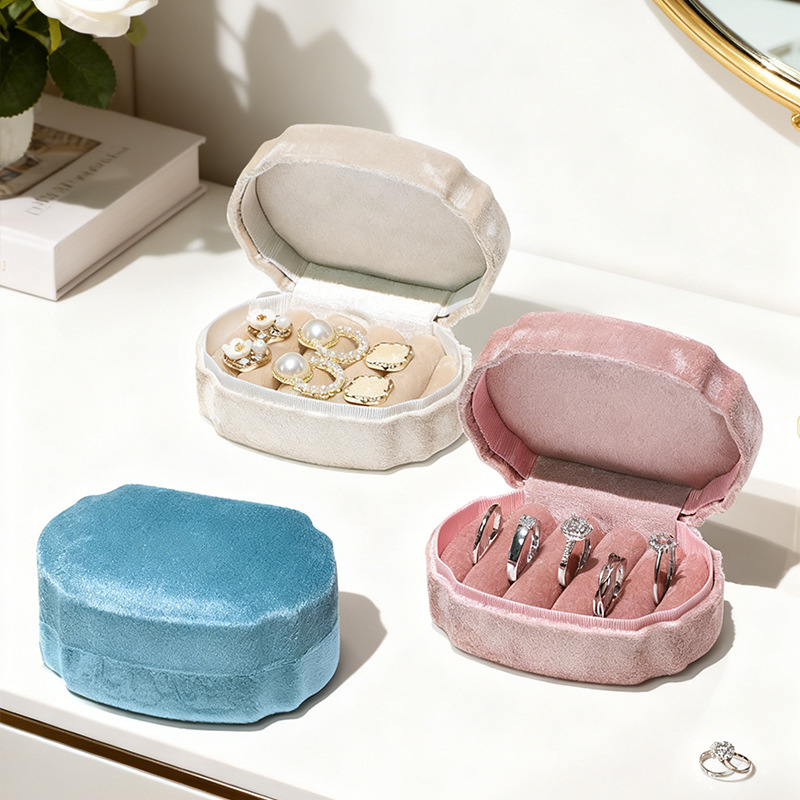 Velvet Ring Box Premium Jewelr - Accessories Travel Jewelry Box avis et prix