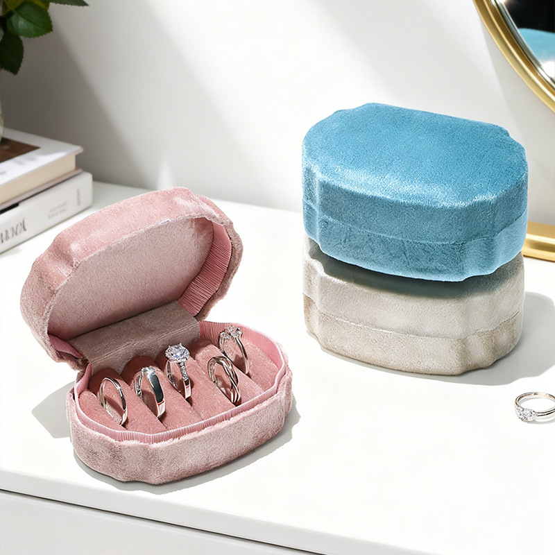 Velvet Ring Box Premium Jewelr - Accessories Travel Jewelry Box avis et prix