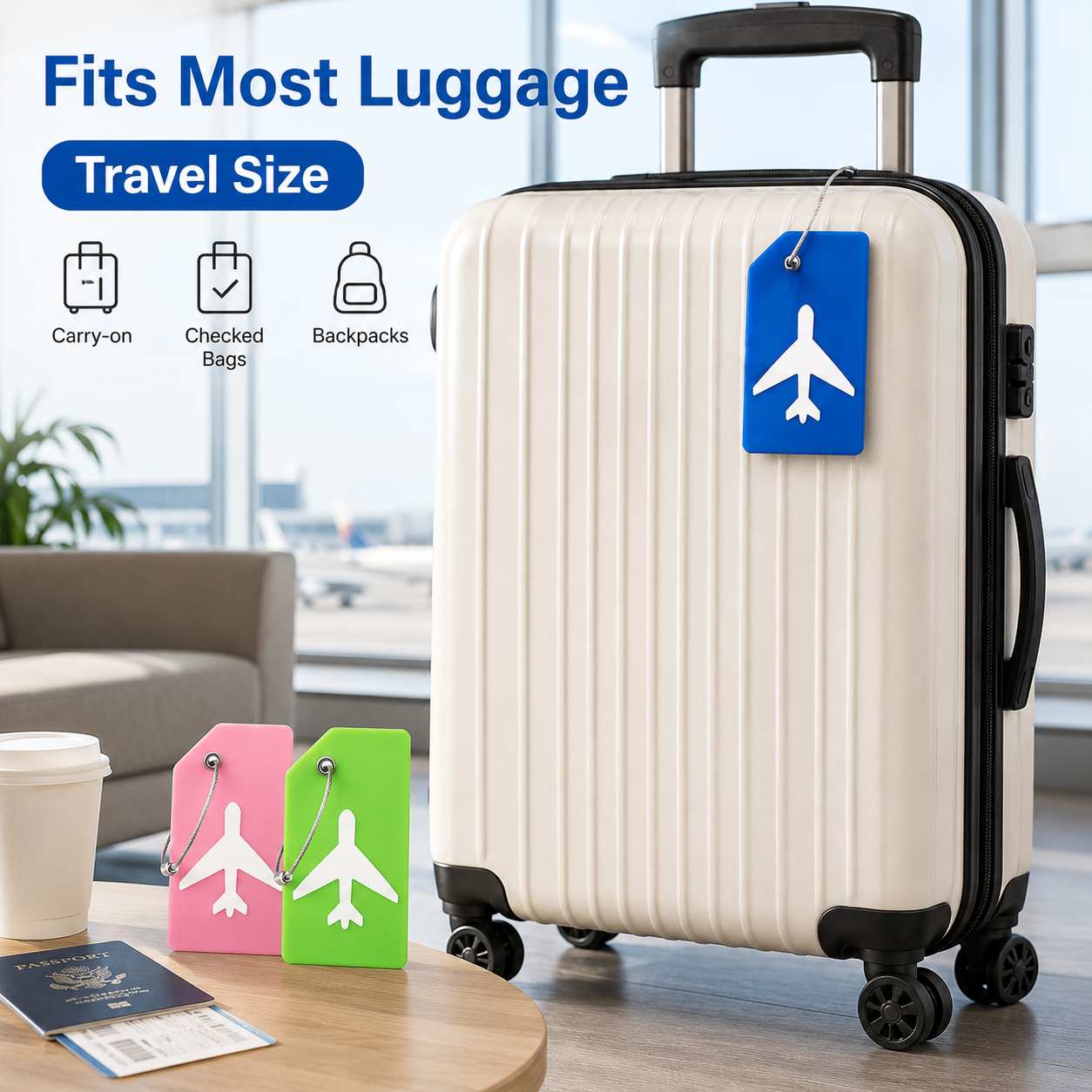 2/5PCS Silicone Travel Luggage - Travel Accessories B&M avis et prix