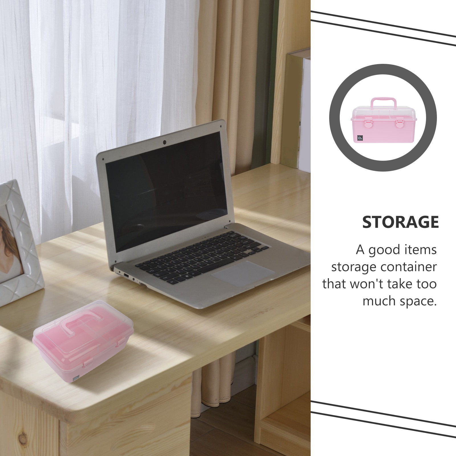 1Pcs Compact Two-Tier Hair Acc - Accessories Travel Jewelry Box avis et prix