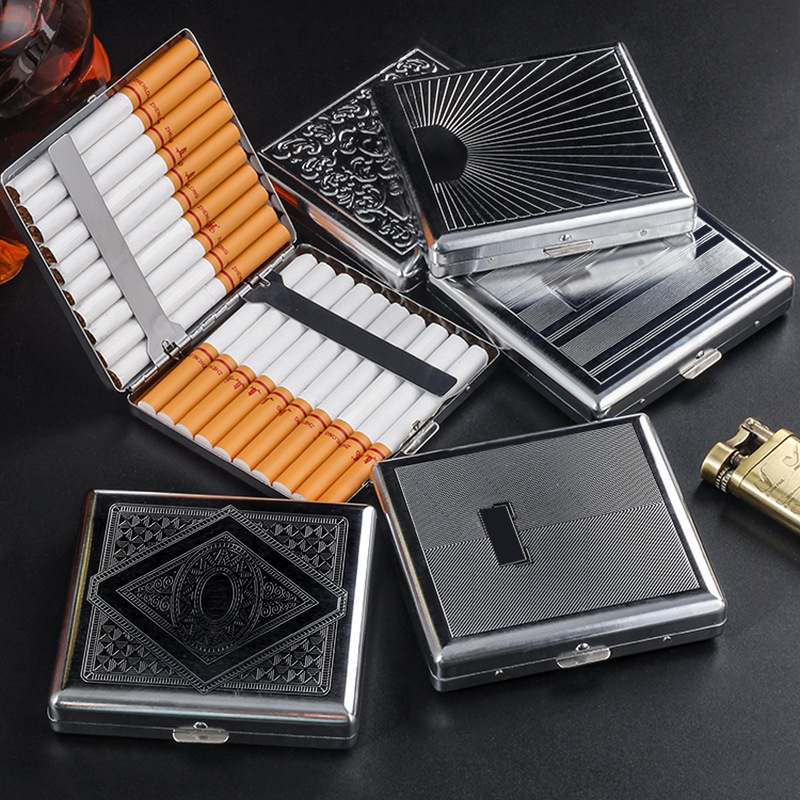 Portable Metal Cigarette Case  - Travel Accessories Holder avis et prix