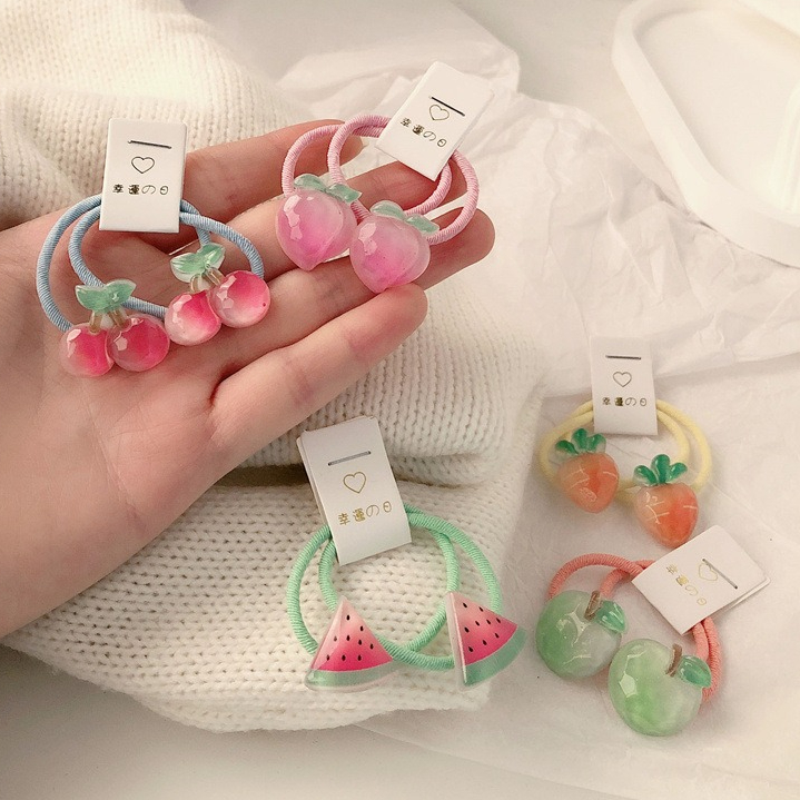 Kids Carrot Hair Ties 5 Pair N - Travel Accessories With Toddler avis et prix