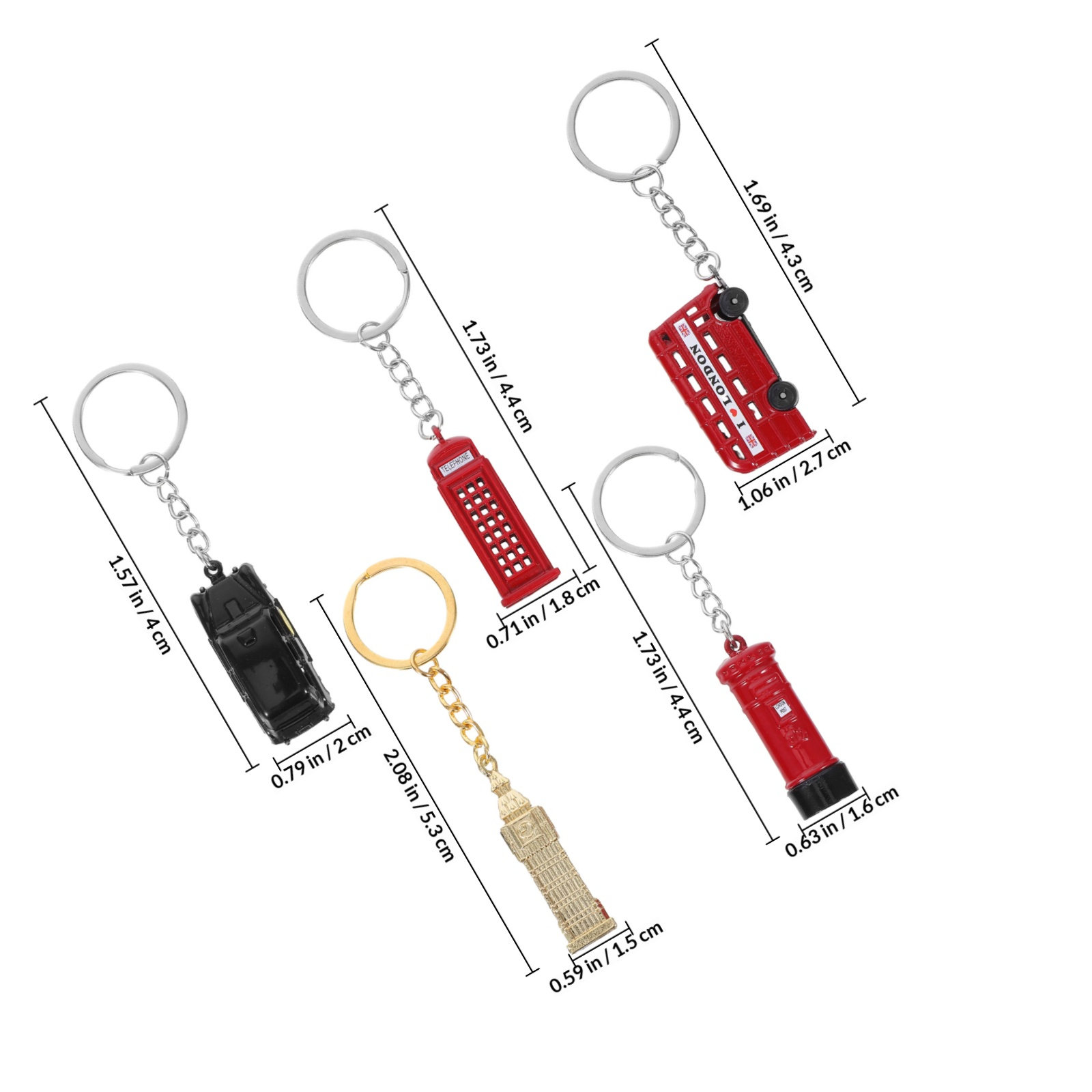 5Pcs London Souvenir British K - Travel Accessories London avis et prix