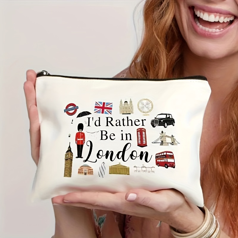 London Print Cosmetic Bag Ligh - Travel Accessories London avis et prix