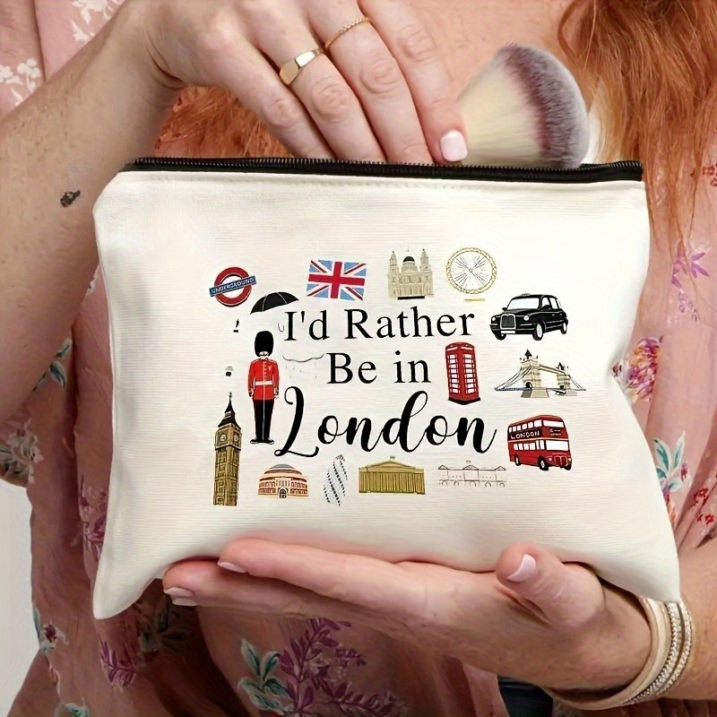 London Print Cosmetic Bag Ligh - Travel Accessories London avis et prix