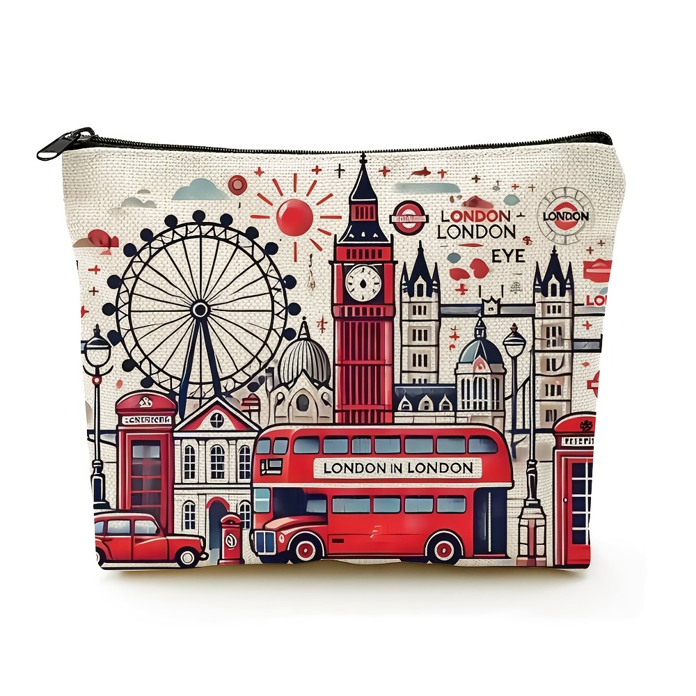 London Print Cosmetic Bag Ligh - Travel Accessories London avis et prix