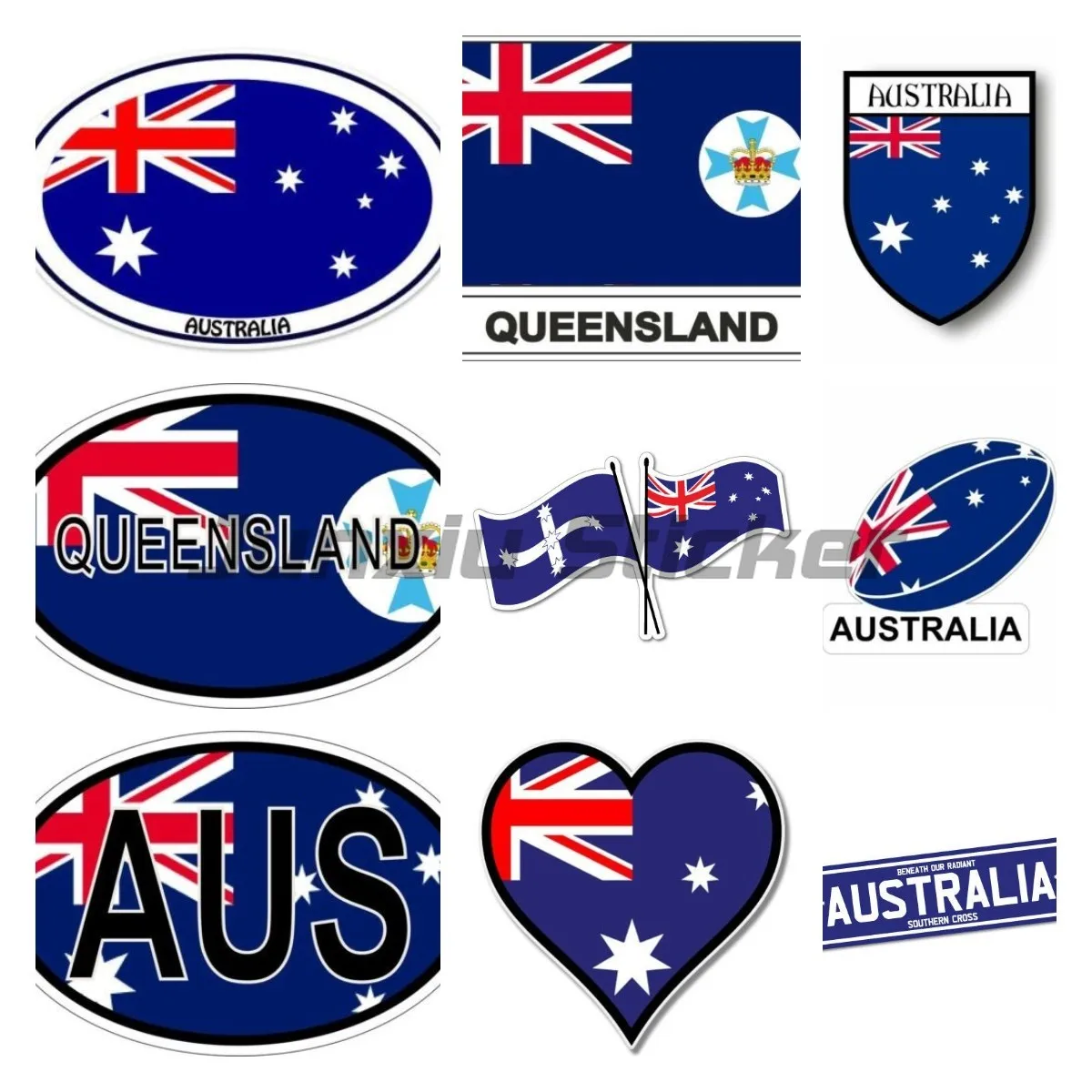 Australia Vinyl Car Sticker La - Travel Accessories Australia avis et prix
