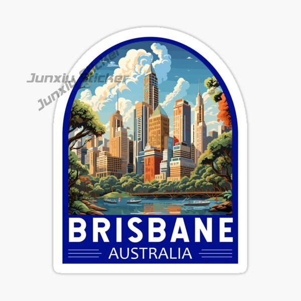 Australia BRISBANE Flag Vinyl  - Travel Accessories Australia avis et prix