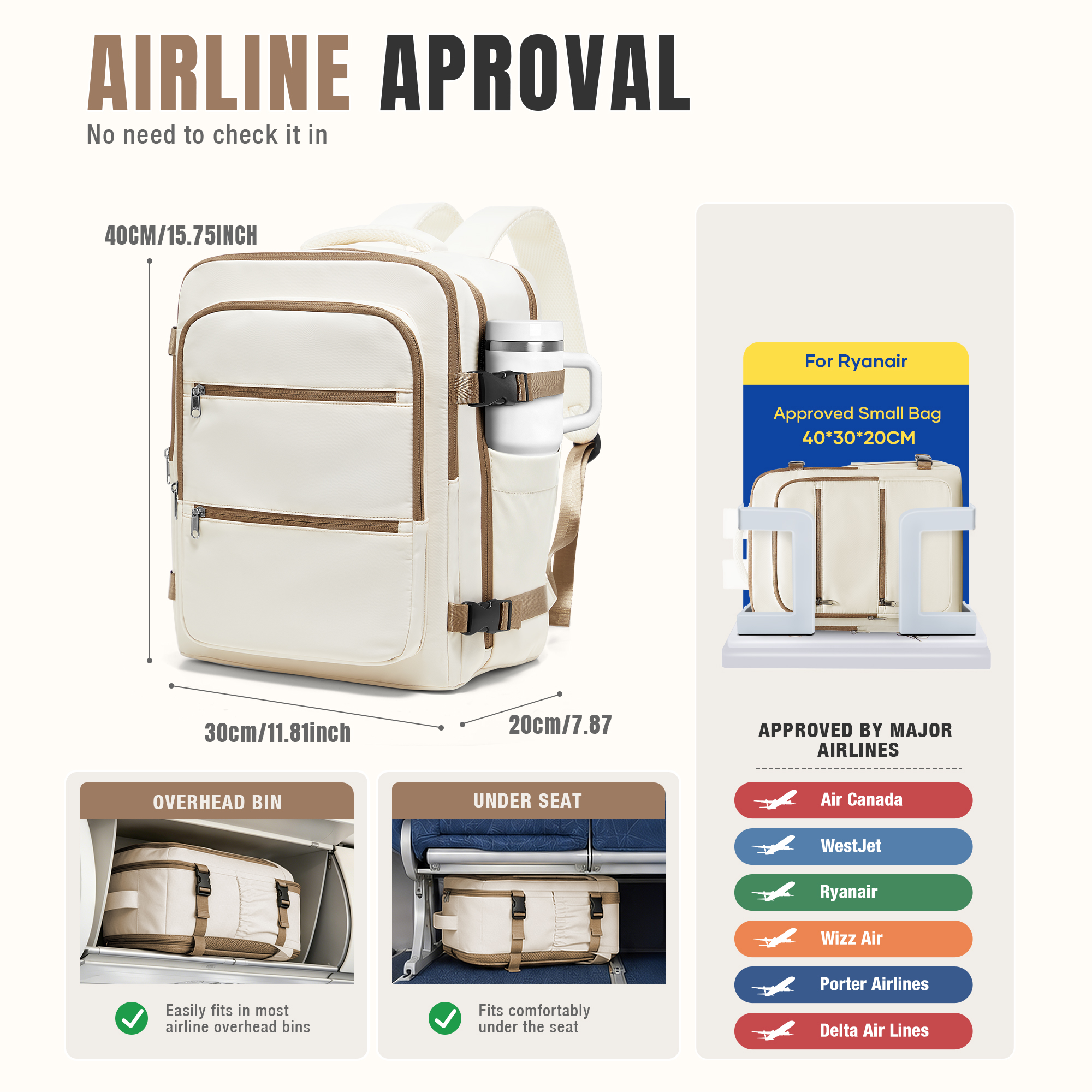 Vacuum Backpack Backpack Hand  - Travel Accessories B&M avis et prix