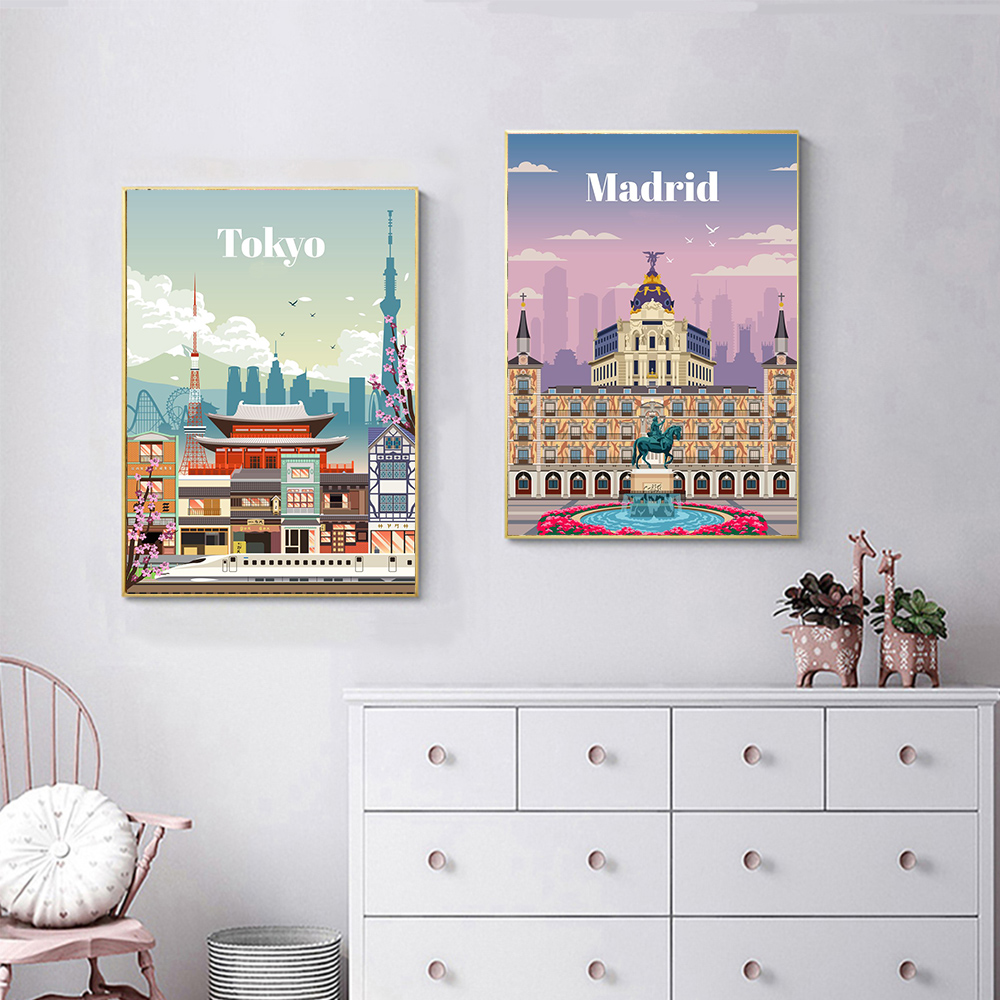 City Landscape Diamond Paintin - Travel Accessories London avis et prix