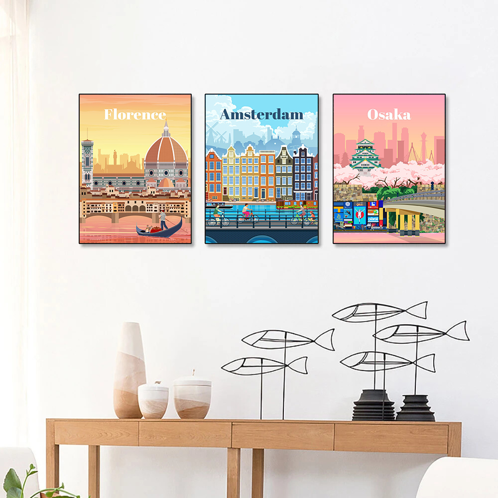 City Landscape Diamond Paintin - Travel Accessories London avis et prix