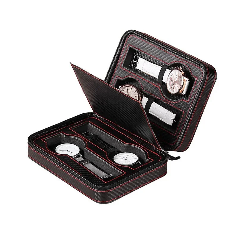 4-Slot Portable Watch Storage  - Accessories Travel Jewelry Box avis et prix