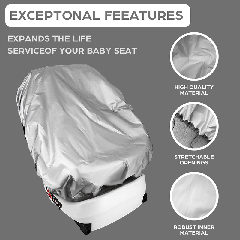 1PC Silver  Baby Car Seat Sun  - Travel Accessories For 3 Year Old avis et prix