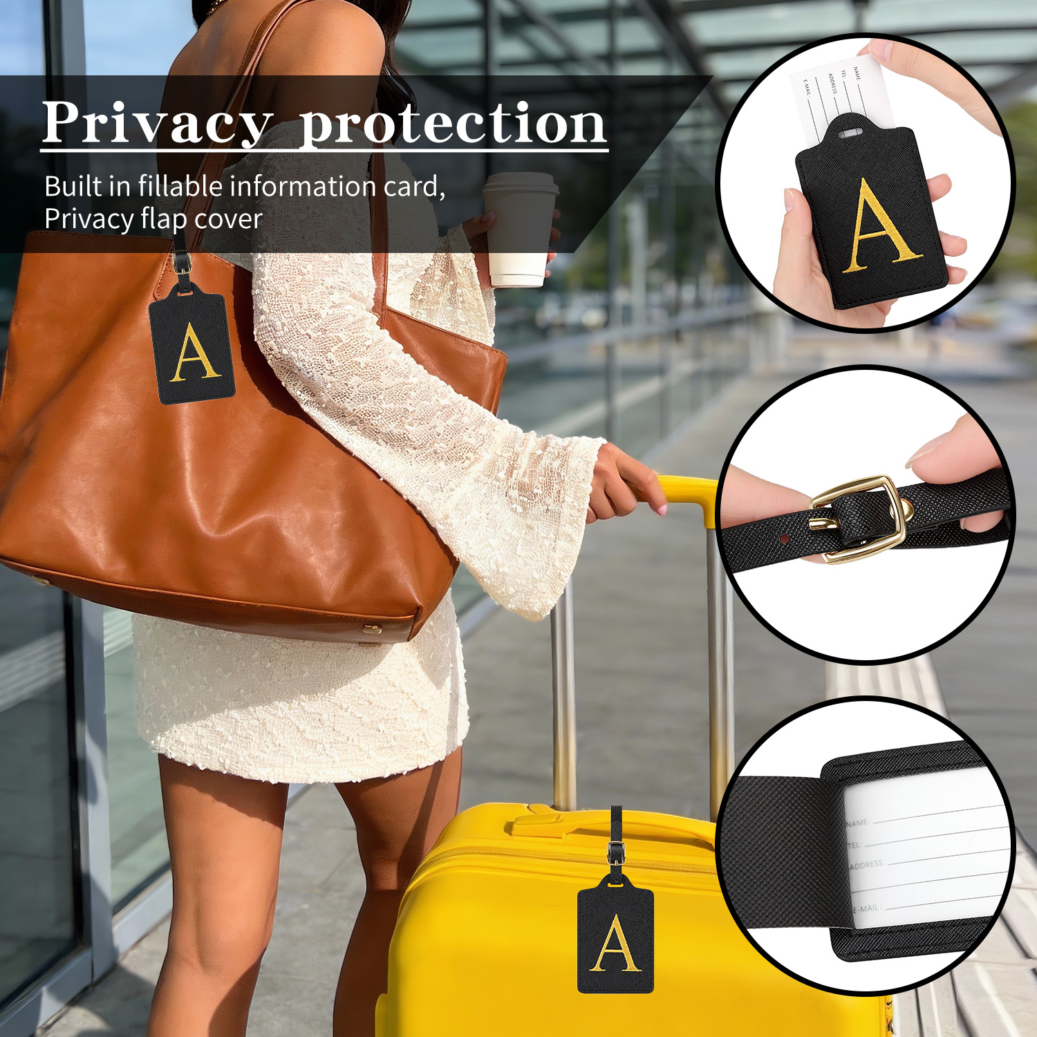 Premium Leather Business Lugga - Travel Accessories Name avis et prix