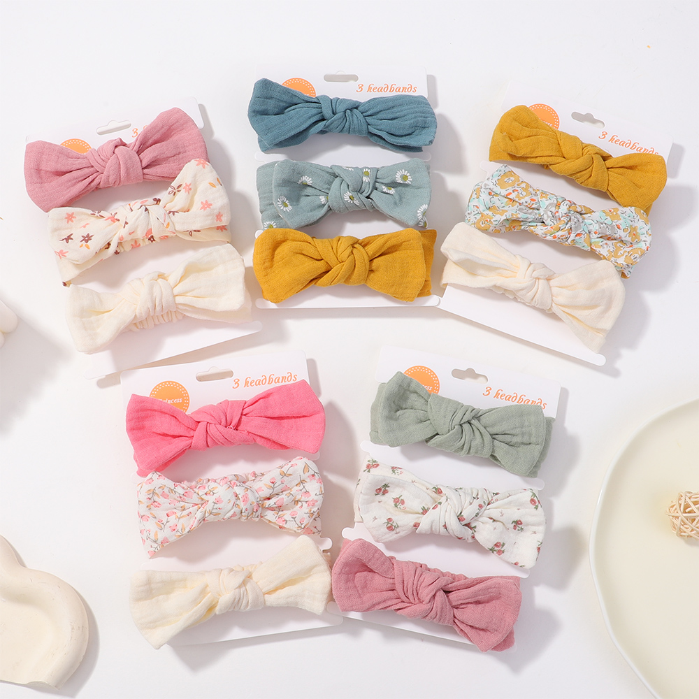 3Pcs/Set Soft Elastic Bows Hea - Travel Accessories With Toddler avis et prix