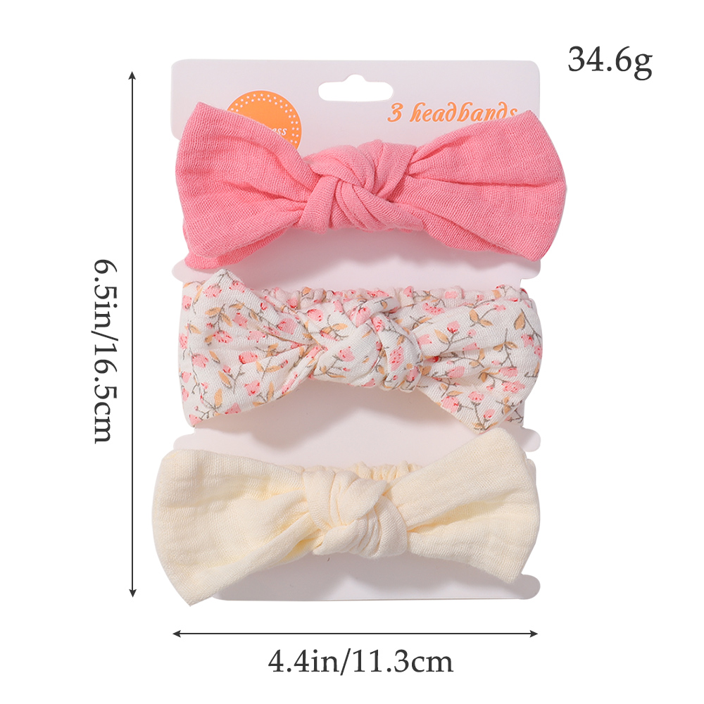 3Pcs/Set Soft Elastic Bows Hea - Travel Accessories With Toddler avis et prix