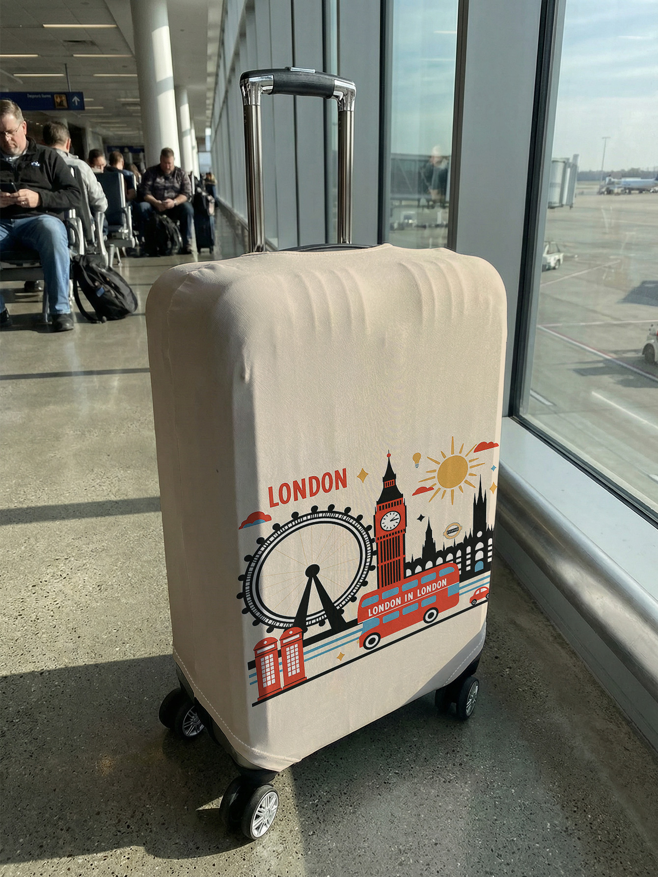 London Landmark Cartoon Luggag - Travel Accessories London avis et prix