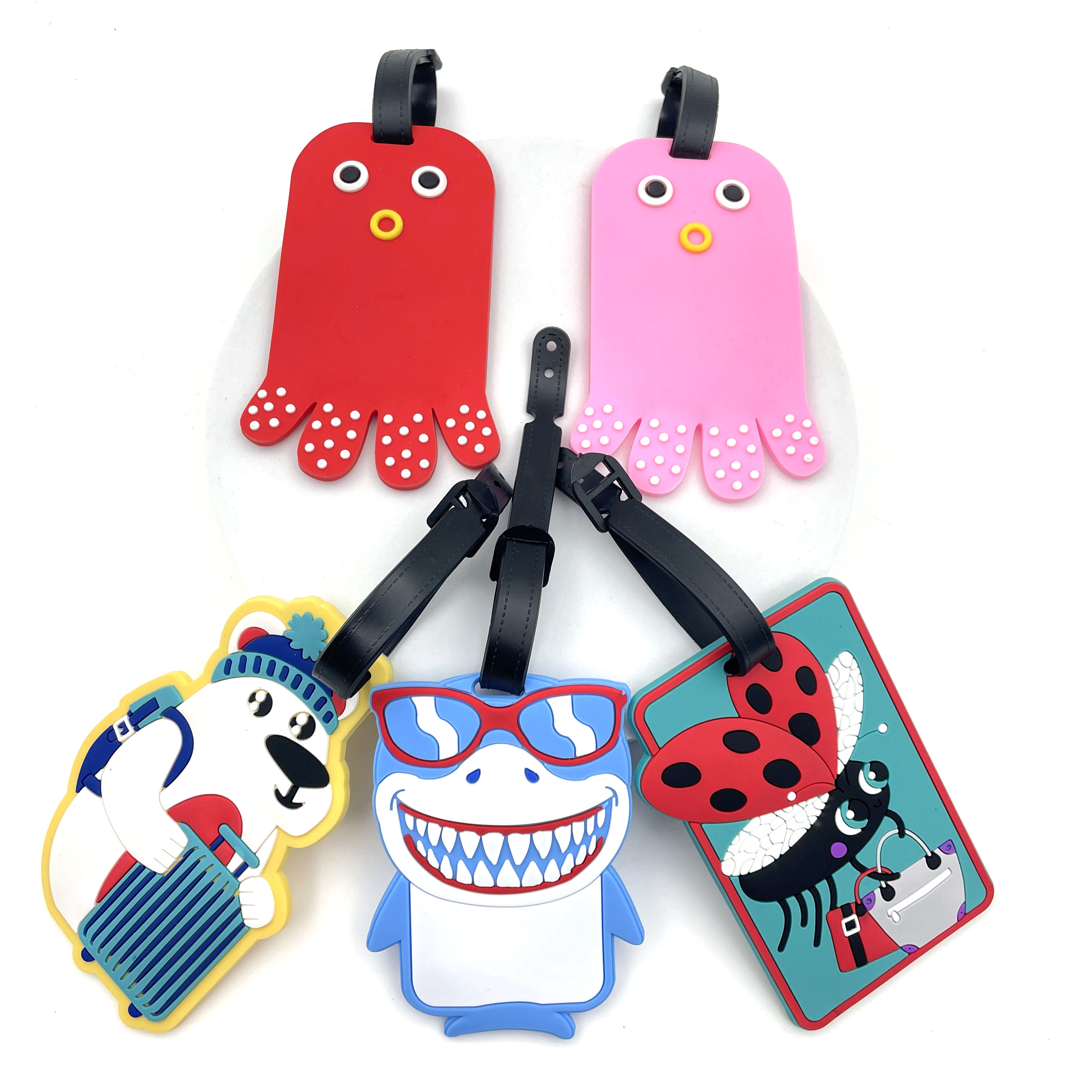 1PCS Geometric Soft Silicone L - Travel Accessories Name avis et prix