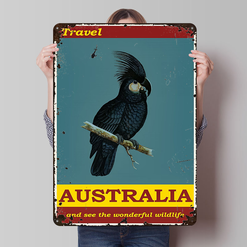 Australia Travel Tin Poster Cu - Travel Accessories Australia avis et prix