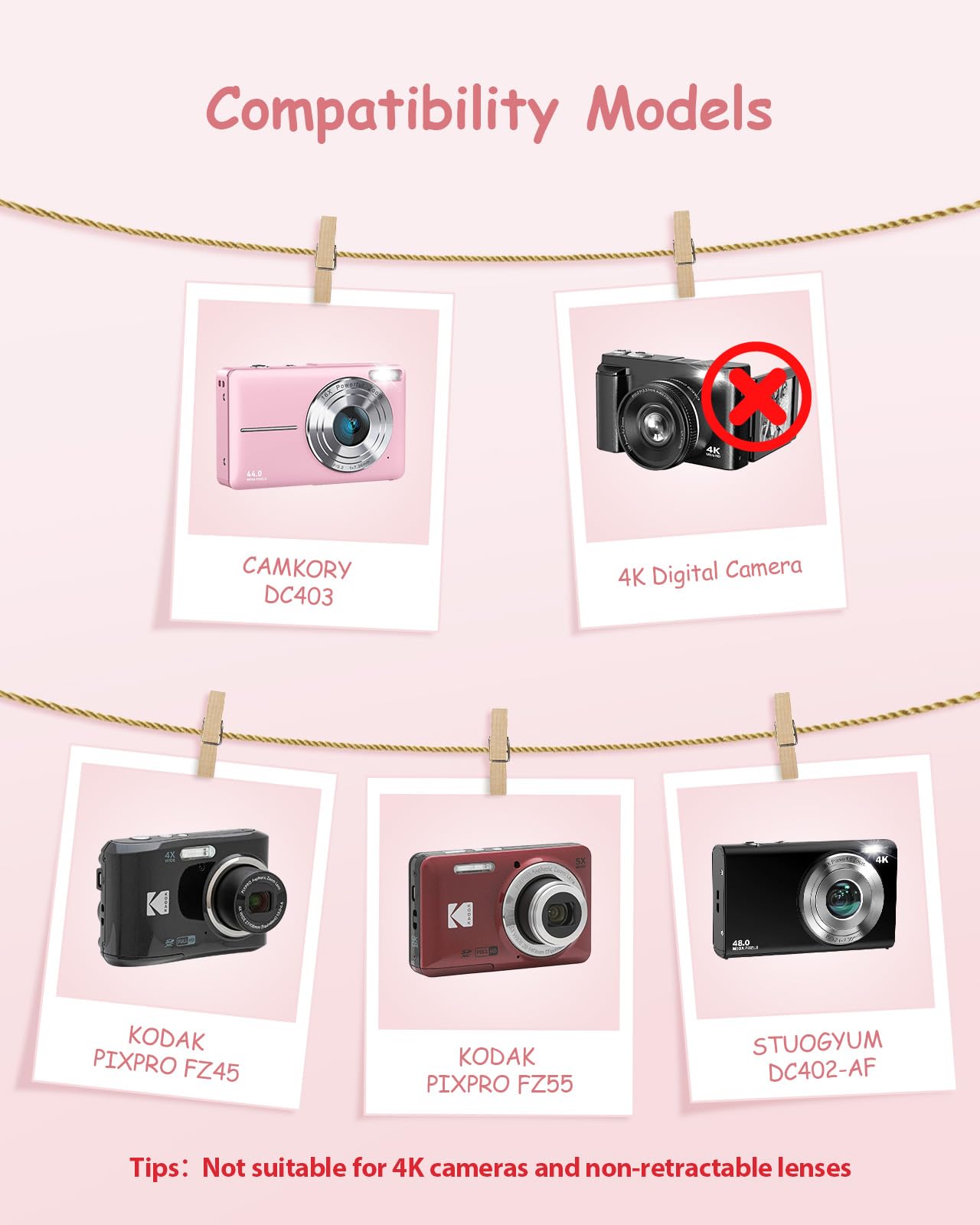 Camera Case for Digital Camera - Travel Accessories Pink avis et prix