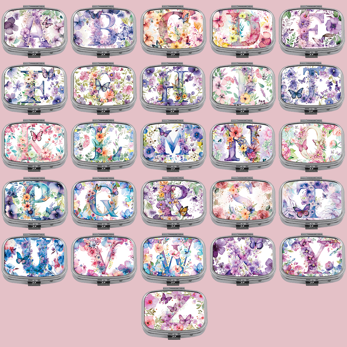 English Letter Pill Boxes Flow - Accessories Travel Jewelry Box avis et prix