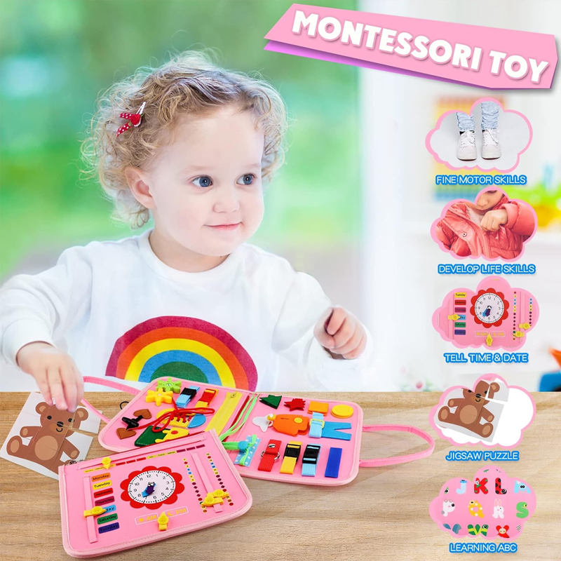 New Busy Board for Toddlers Se - Travel Accessories With Toddler avis et prix