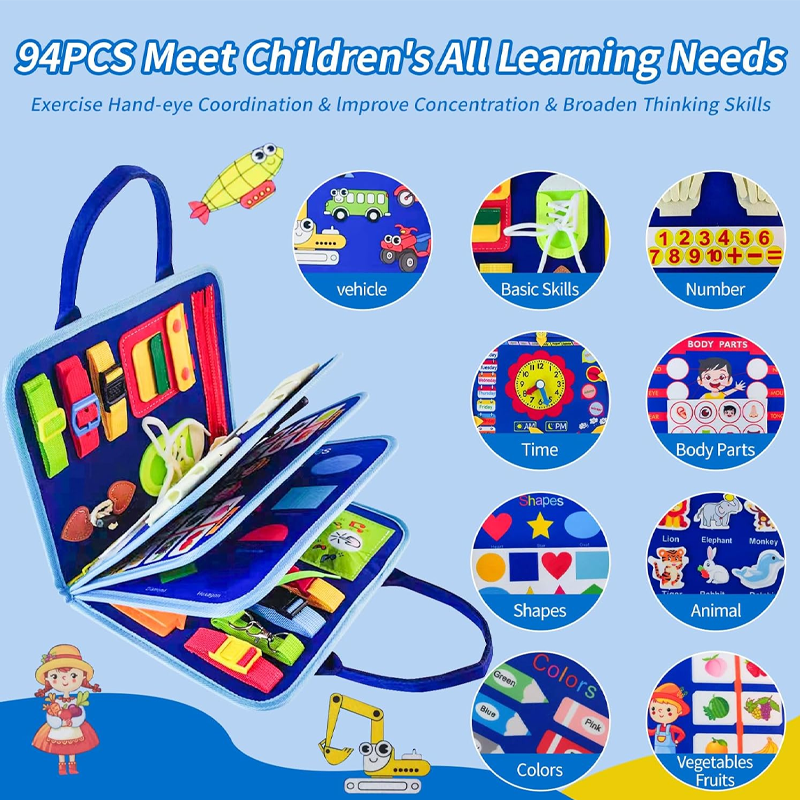 New Busy Board for Toddlers Se - Travel Accessories With Toddler avis et prix