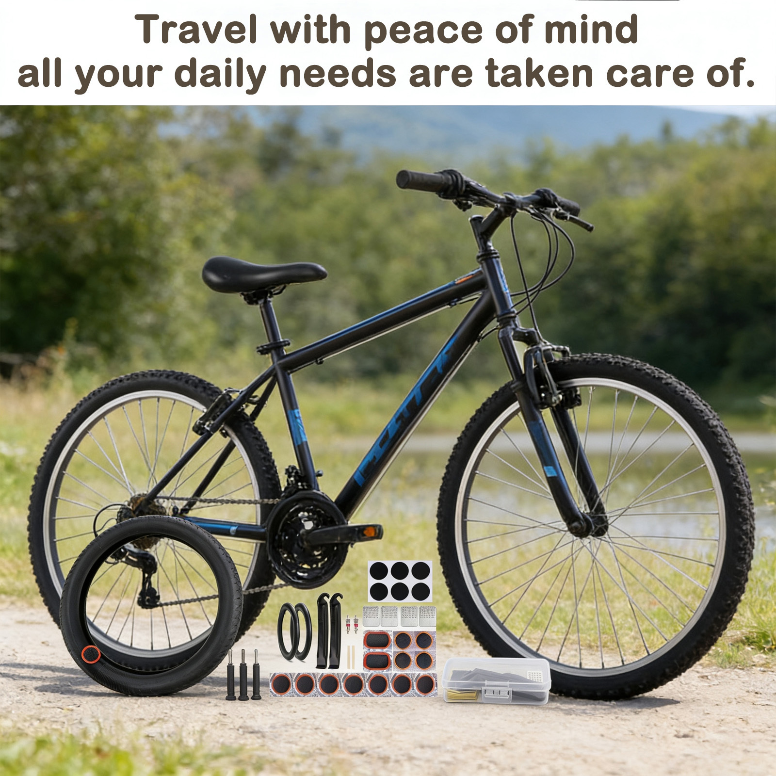 40PCS Portable Bicycle Repair  - Travel Accessories Bike avis et prix