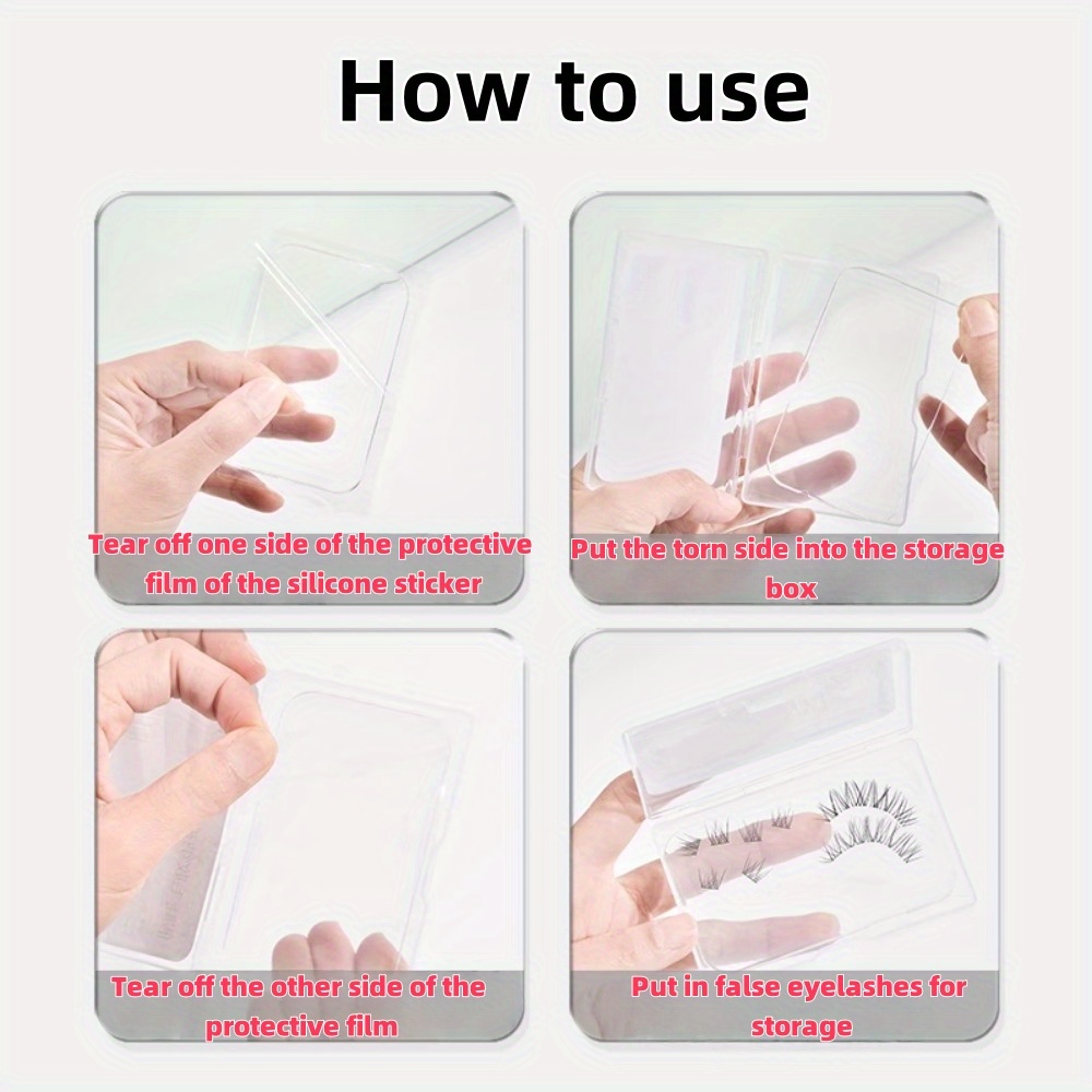 Portable False Eyelashes Stora - Travel Accessories Holder avis et prix