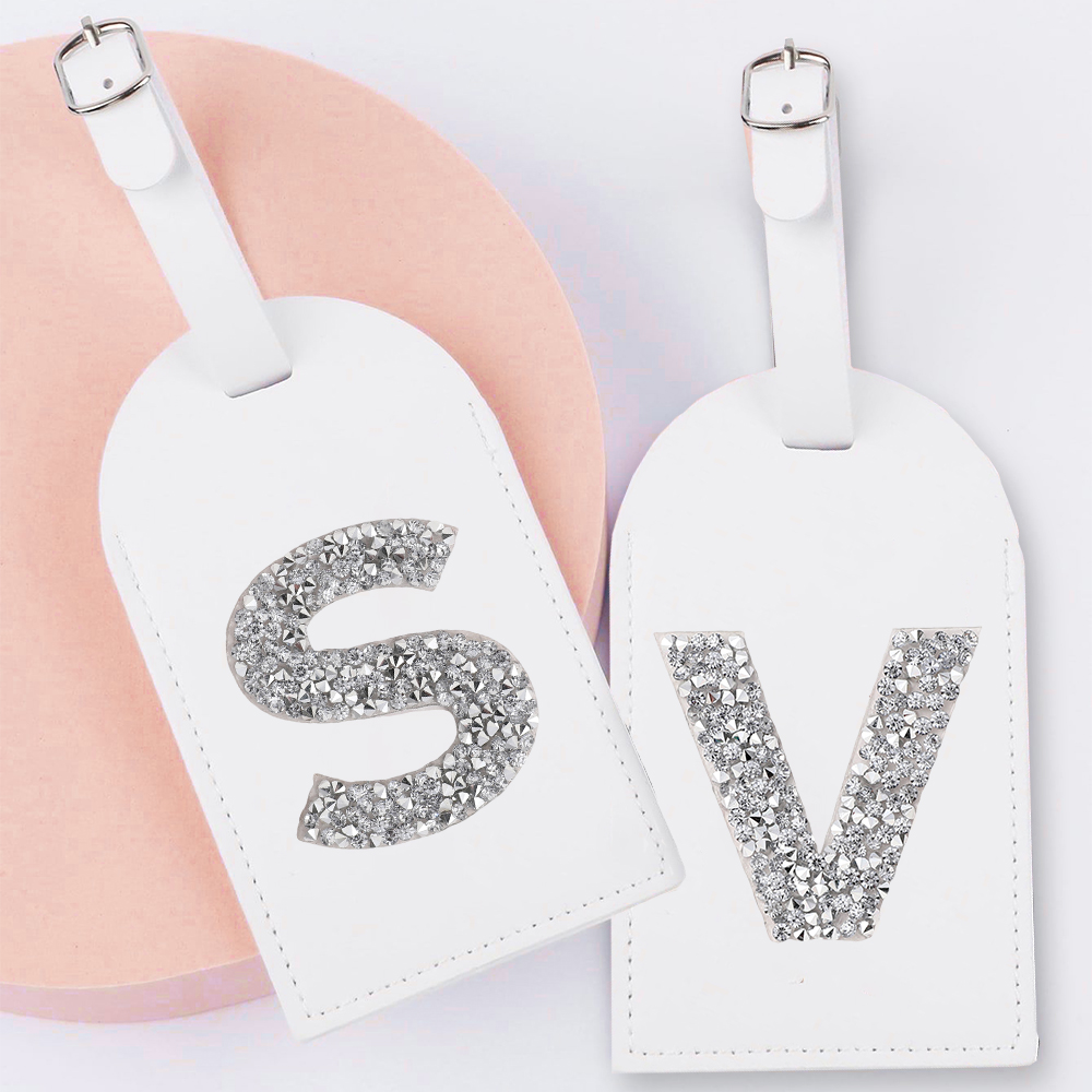 A-Z Rhinestone Monogram Leathe - Travel Accessories B&M avis et prix
