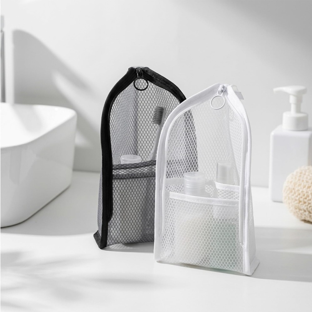 Mesh Toiletry Bag Breathable Q - Travel Accessories Holder avis et prix