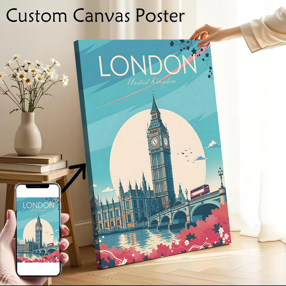 London Travel Canvas Poster Wa - Travel Accessories London avis et prix