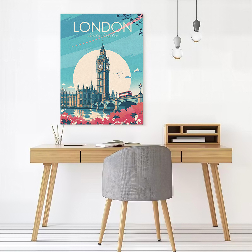 London Travel Canvas Poster Wa - Travel Accessories London avis et prix