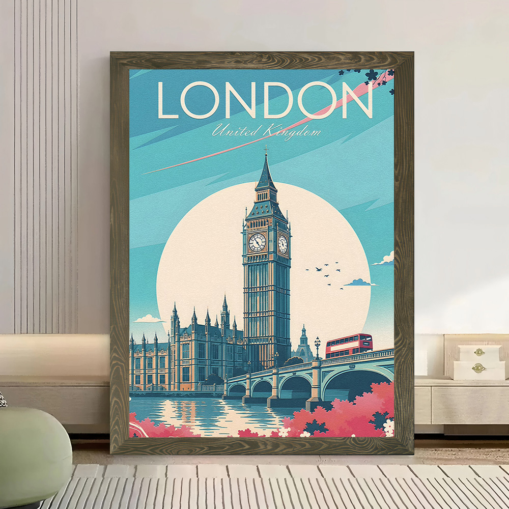 London Travel Canvas Poster Wa - Travel Accessories London avis et prix